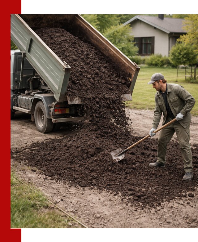 Чернозем для газона с доставкой в Изобильном быстро и качественно