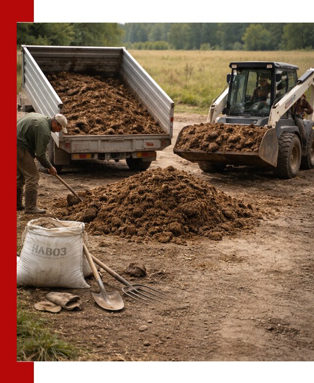 Доставка конского навоза в Изобильном с разгрузкой и доставкой на объект