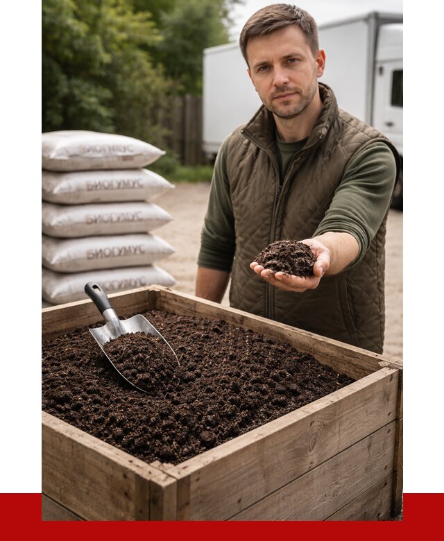 Купить биогумус в Изобильном с доставкой от 8830 р. за куб | ПРОНЕРУДЗбл