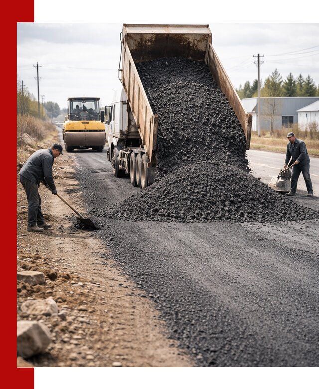 Асфальтовая крошка для дорог в Изобильном — поставка и доставка