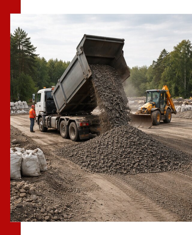 Доставка дробленого асфальта в Изобильном для дорожных работ