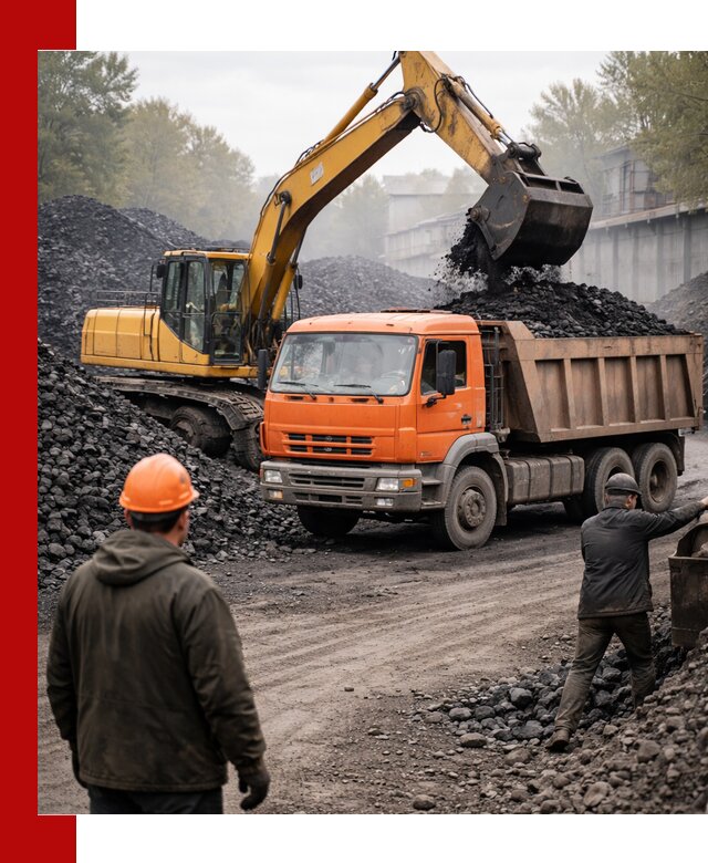 Доставка угля автотранспортом в Изобильном быстро и выгодно