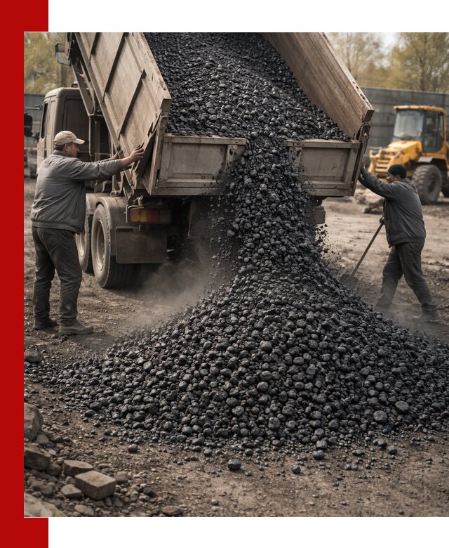 Доставка угля семечка самосвалами в Изобильном