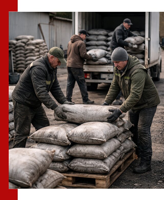 Доставка угля в мешках по выгодным ценам в Изобильном