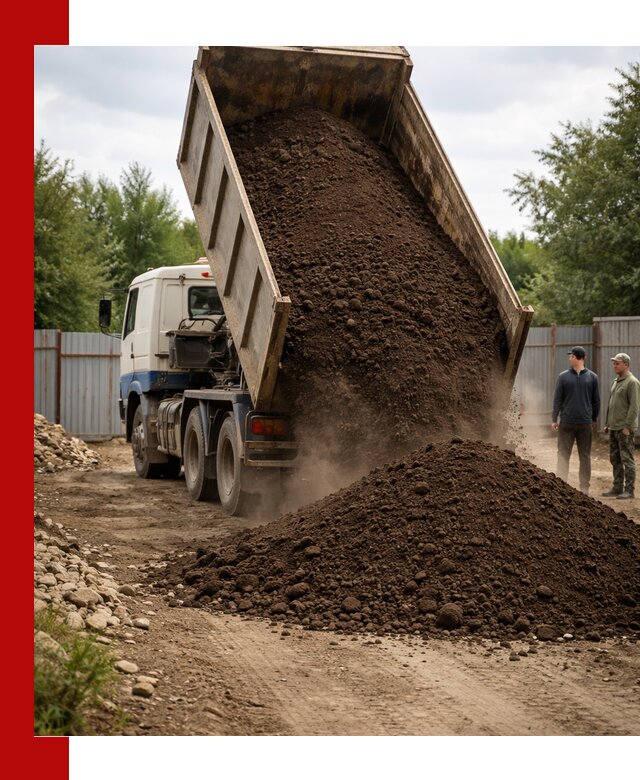 Доставка самосвалом 10 кубов в Изобильном быстро и надёжно