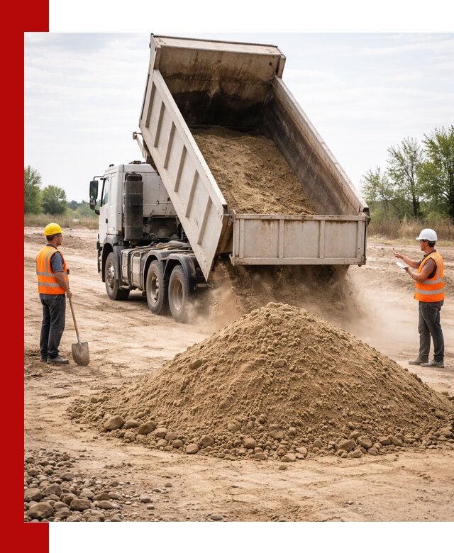 Доставка самосвалом 15 кубов в Изобильном за город и по городу