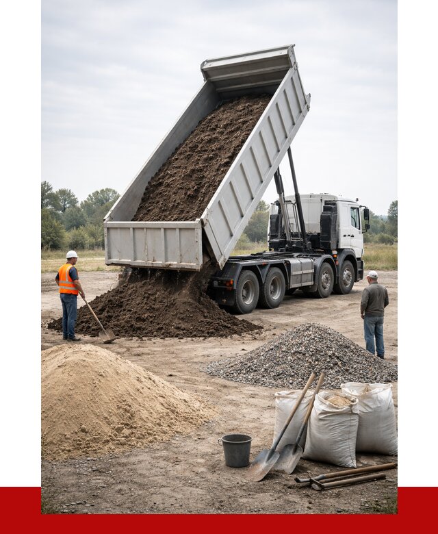 Доставка самосвалом 30 кубов в Изобильном от 8830 р. | ПРОНЕРУДЗбл