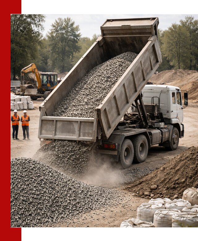 Аренда самосвала в Изобильном для доставки сыпучих и нерудных материалов