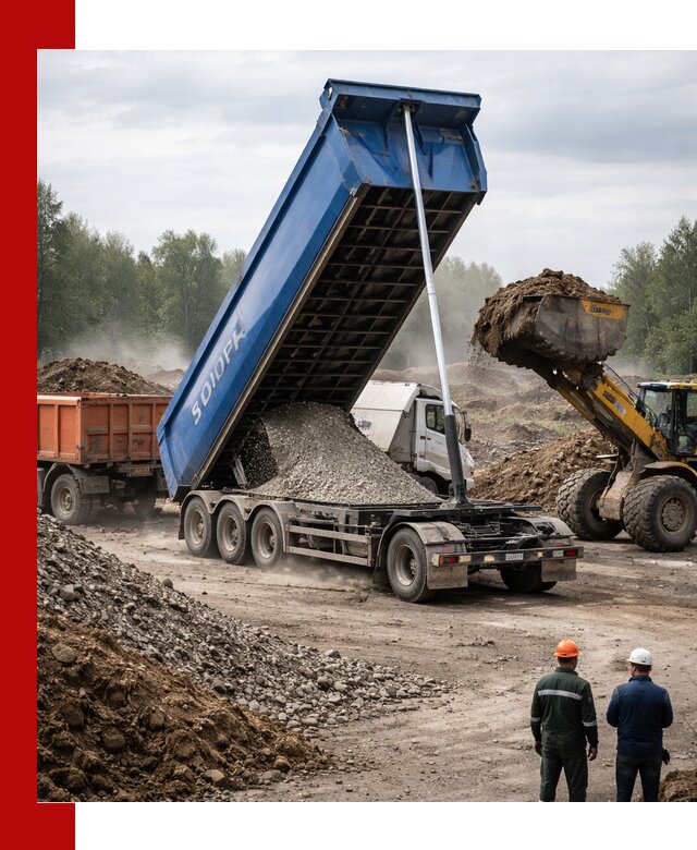 Аренда тонар 40 тонн в Изобильном с доставкой материалов