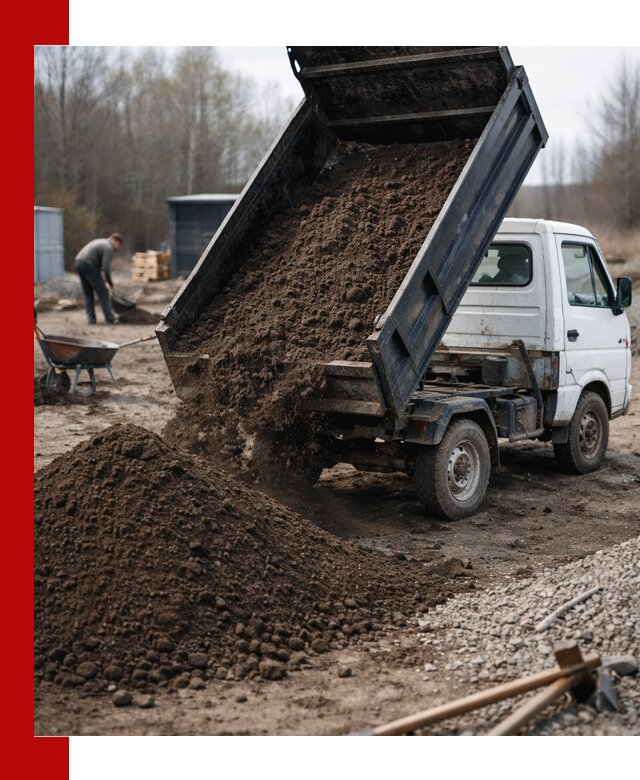 Аренда минисамосвала в Изобильном для доставки сыпучих материалов