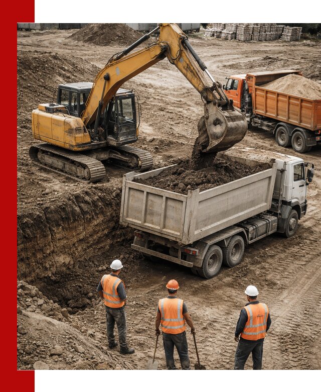 Разработка грунта для строительства и благоустройства в Изобильном