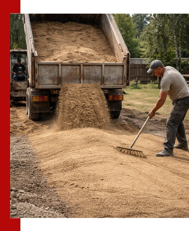 Отсыпка участка песком в Изобильном быстро и качественно