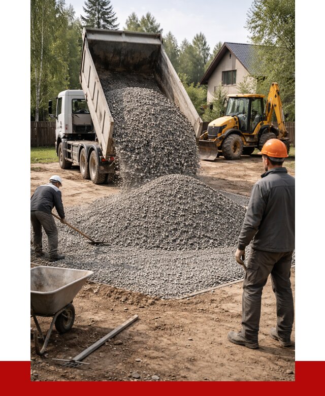 Отсыпка участка щебнем в Изобильном от 6752 р. ПРОНЕРУДЗбл