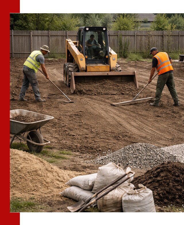 Выравнивание участка под строительство и благоустройство в Изобильном