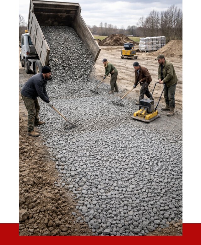 Устройство щебеночной подушки в Изобильном от 4675 р. ПРОНЕРУДЗбл