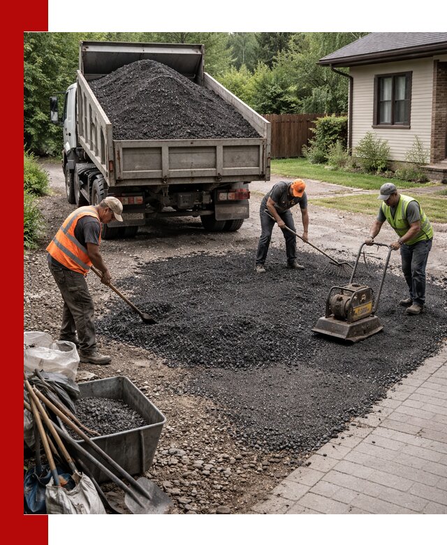 Асфальтовая крошка для двора с доставкой в Изобильном